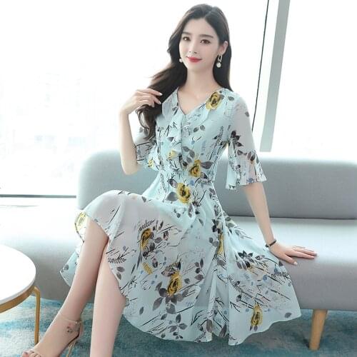 2021 Fashion Elegant Pink Print Chiffon Sweet Mini Dress Summer 2XL Plus Size Vintage Runway Dress Women Bodycon Party Vestidos