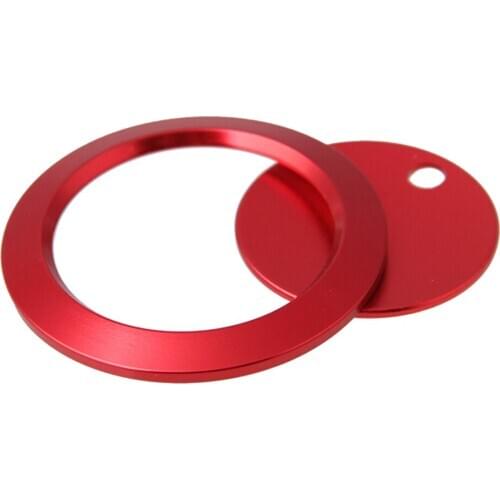 1PC Red Car Engine Start Stop Button Ring Covers Go Ignition fit for Ford F150 Decor Stickers Car Styling