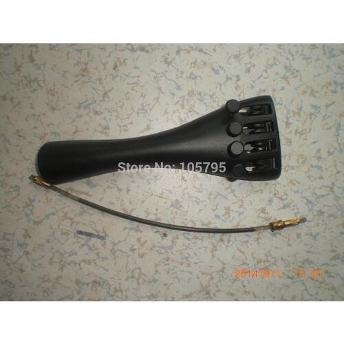 1 PCs Carbon Fiber Violin Tail piece with tail gut 4/4