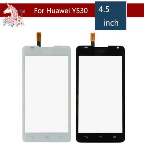 4.5" For Huawei Ascend Y530 LCD Touch Screen Digitizer Sensor Outer Glass Lens Panel Replacement