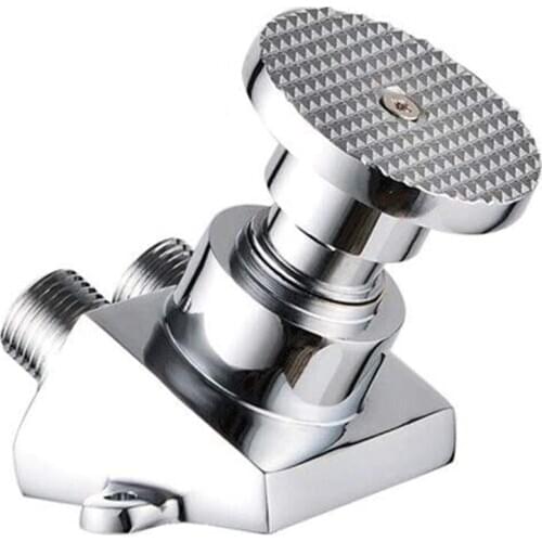 Promotion! Faucet Copper Foot Switch Valve Vegetable Basin and Basin Stomatological Laboratory Single Cold Foot Valve