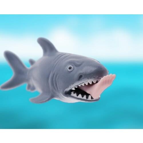 Shark Squeeze Vent Toy Fun Stress Reliever Press To Spit Leg Kids Novelty Gift