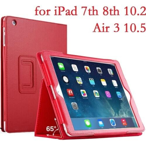 Folio Coque for iPad Air 3 10.5 iPad 7th 8th 10.2 2019 2020 Case Magnetic Smart Auto-Sleep PU Funda for iPad 8 10.2 2020 Case