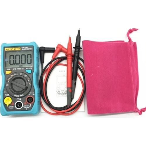 Digital Multimeter Temperature Auto-Ranging True-RMS intelligent NCV 4000 Counts AC/DC Voltage Current 40M Ohm ZT-C1 ZT-C2