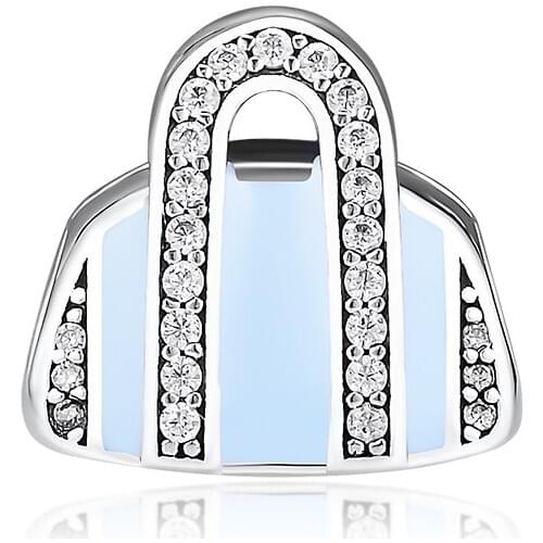 CKK Fits Pandora Bracelet Sparkling Handbag Charm For Jewelry Making Charms Sterling Silver 925 Original Bead Charm Kralen