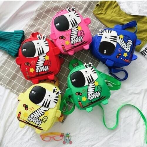 Kid Backpack Cute 3D Cartoon Dinosaur Anti-lost Printed Kindergarten orthopedic School Bag for Girl Boy Children