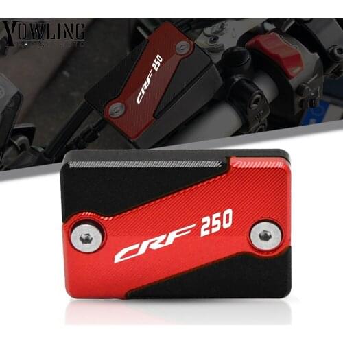 For HONDA CRF250 RALLY 2017-2018 CRF250L/M 2012-2017 CNC Accessories Aluminum Motorcycle Red/Black Front Brake Fluid Cap Cover