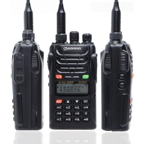 Original WOUXUN KG-UVD1P Dual Band Two Way Radio with 1700mAh battery FM Transceiver UVD1P Walkie Talkie UHF VHF HAM Radio