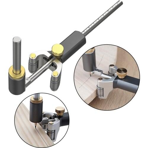 Woodworking Scribe Tool Linear Glass Scriber Parallel Line Drawing Tool Adjustable DIY Wood Working Measuring Gauge