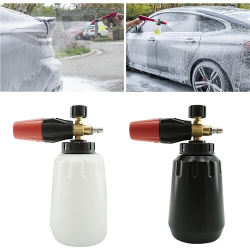 1L Car Washer Jet Adjustable Snow Foam Lance High Pressure Car Washing Machine Foam Pot Fan Shape