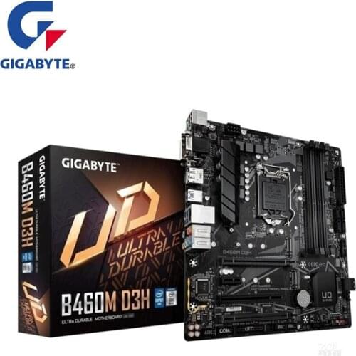 NEW For Gigabyte GA B460M D3H Motherboard LGA 1200 B460 Desktop Mainboard Support i3 i5 i7 10400F 10400 10100F 10700K