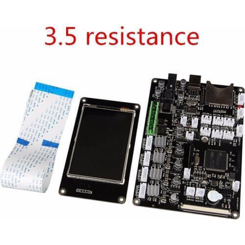 3d printer control panel Red rabbit motherboard 3d print main control board 3.5 inch touch screen Single head thermal resistance