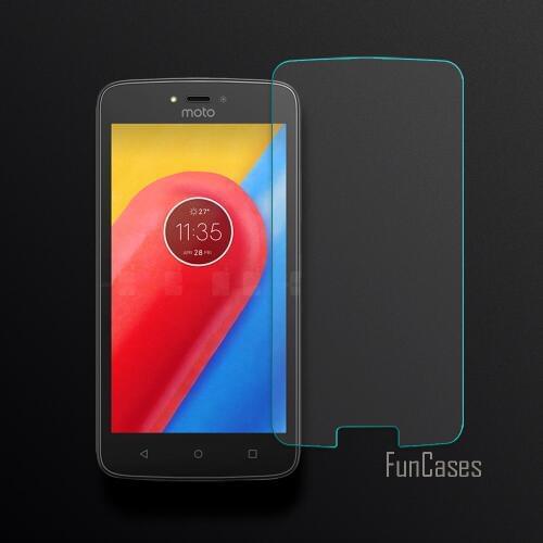 Front Film Screen Protector For Motorola Moto C Tempered Glass For Motorola Moto C 2.5D Curved Edge Protective Film Coverage HD