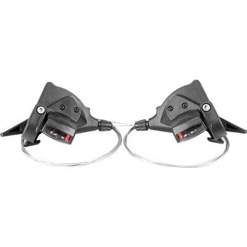 2Pcs Mountain Bike Right Left Derailleur Speed Shift Shifter Bicycle Parts Speed Shift Shifter