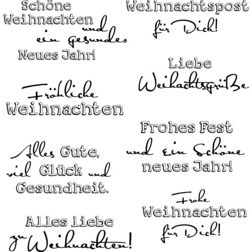 German word Transparent Clear Silicone Stamp/Seal for DIY scrapbooking/photo album Decorative clear stamp A164