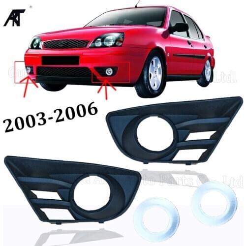Right & Left FOG LAMP LIGHT BEZEL for for Ford Fiesta 2005-2006 lamp frames Fog Lamp Bezel Fog Lamp Light Covers