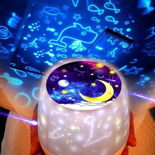 Star projector ночник home planetarium rotating universe звездное небо night led planetario casero colorful baby sleeping light