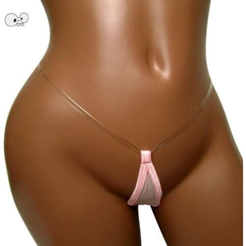 Sexy Women Transparent G-String Brazilian Bikini Bottoms See Through Thongs Invisible Straps Beach Wear T Back Clubwear Panties