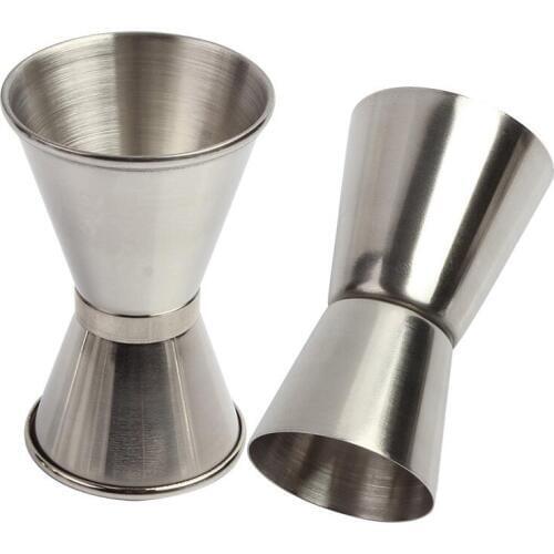 15/30ml Stainless Steel Cocktail Shaker Measure Cup Dual Shot Drink Spirit Measure Jigger Kitchen Gadget Barware Tool
