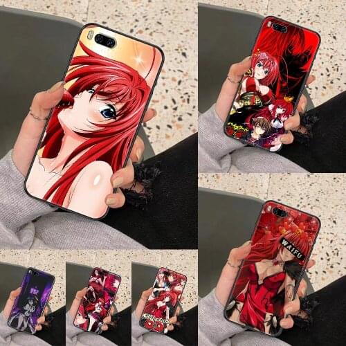 High School DxD Rias Gremory Phone case For Xiaomi Mi Max Note 3 A2 A3 8 9 9T 10 Lite Pro Ultra black tpu back fashion shell