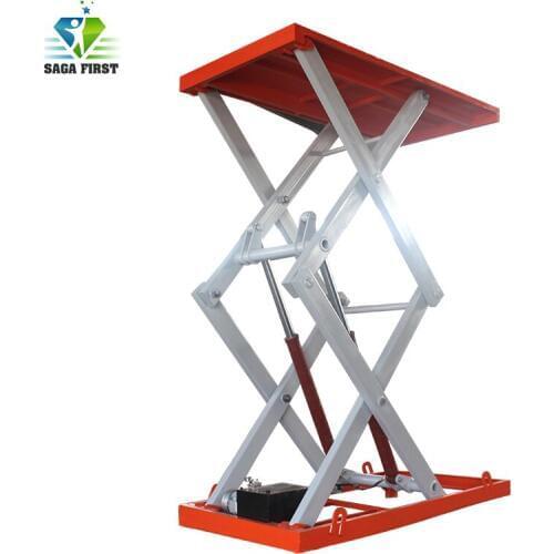 Outdoor Self Mobile Hydraulic Scissor Lifting Platform For Wheelchair,Scissor Cargo Lift