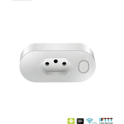 Brazil Standard Wifi Socket Smart Power Plug Removable Outlet Compatible With Alexa Echo Google Assistant Tuya App
