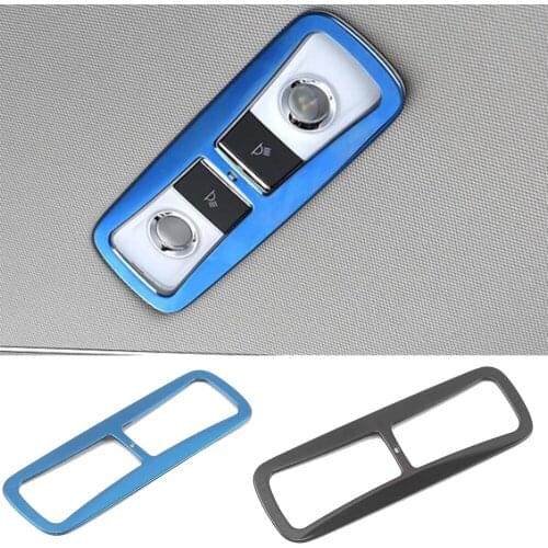 For Honda Accord Sedan 10th 2018 2019 2020 2021 Rear Reading Light Lamp Cover Protectors Trim Stainless Steel Interior Sticker