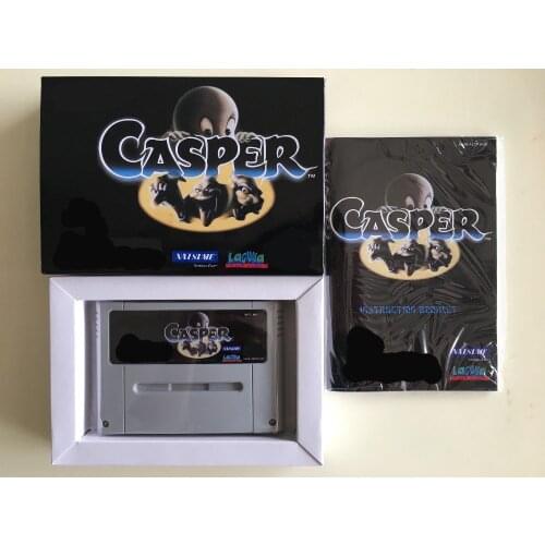 16Bit Games ** CASPER ( PAL EUR Version!! box+manual+cartridge!! )