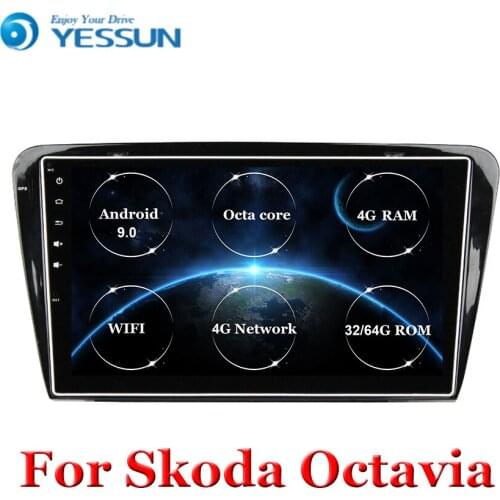 For Skoda Octavia 3 A7 2013 2014 2015 2016 2018 Car Radio Multimedia Video Player Navigation GPS Android 9.0 No 2din Octa core