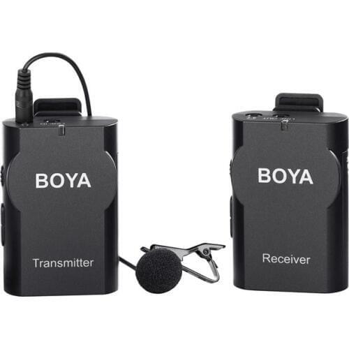 BOYA WM4 PRO Wireless Microphone Lavalier Transmitter Lighting Mount Type-C Mount for Smart Phone DSLR Camera Video