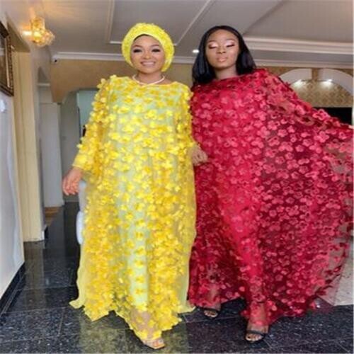 No Headscarf New Style Classic African Women Dashiki Fashion Loose Embroidery Long Dress African Dress For Women African Clothes