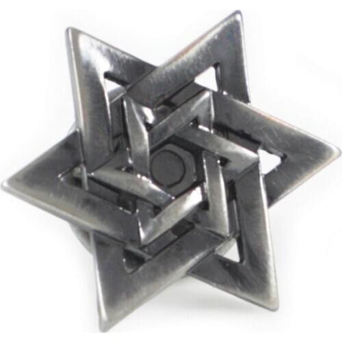 Burnished Silver Tone Star Of David Lapel David Star Suit Pin Holiday Gifts Pins Birthday Gift Lapel Pins