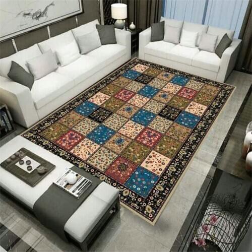 Bohemia Carpet Carpets Soft Flannel 3D Printed Rugs Mat Rugs Anti-slip Large Rug Carpet Home Decoration Style-2