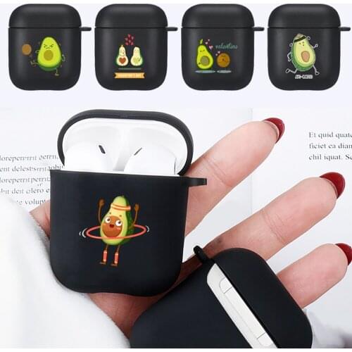 AirPods Cases For Apple Airpods 1st /2nd Gen Bluetooth Wireless Earphone Cover Avocado Pattern Charging Box Headphone Case