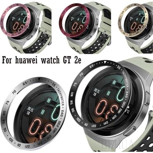 For huawei watch gt 2e Case Dial Bezel Ring Styling Stainless Steel Cover Protection Metal Cases Speed Adhesive AntiScratch new