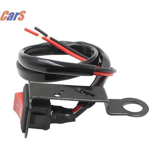 Motorcycle Switch Fixed Wiring Harness fixed on bracket of rearview mirror for Motorcycle Switche Electromobile car-styling