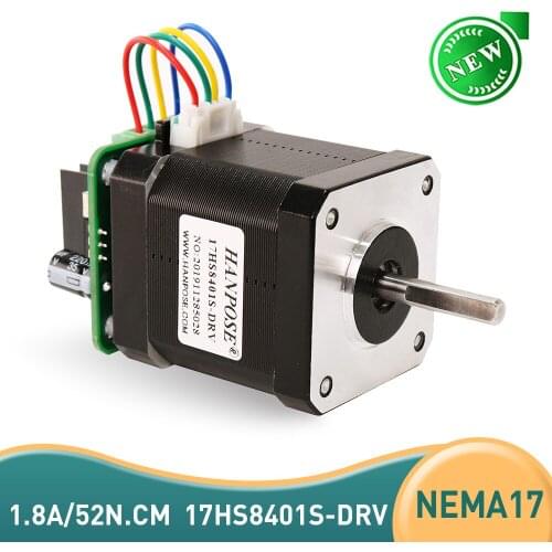 5pcs 52N.CM nema17 integrated machine motor17HS8401S 1.8 degree 42 stepping motor driver integrated machine control board