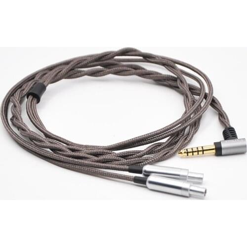 For Sennheiser HD800 HD800s HD820 D1000 Headphone Upgrad cable 4.4mm balance Single crystal copper silver-plated cable 99.999