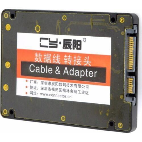 SATA 3.0 to 2 in 1 Combo M.2 NGFF B-key & mSATA SSD Adapter Converter Case Enclosure