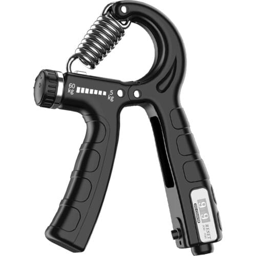 Lehool Finger Rehabilitation Training Arm Strength Device Fitness Wrist Strength Device Adjustable Counting Spring Grip Device