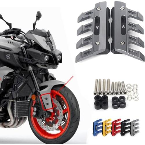 Motorcycle Front Fender Side Protection Guard Mudguard Sliders For YAMAHA MT01 MT15 MT25 MT03 MT125 MT07 MT09 MT10 universal