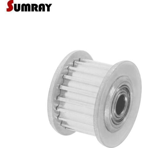 SUMRAY XL 20T Idler Pulley With teeth Bore 5/6/7/8/10/12/15mm Synchronous Pulley Wheel Width 11mm Idler Timing Pulley