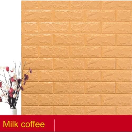 Self adhesive Waterproof TV Background Brick Wallpapers 3D Wall Sticker Living Room Wallpaper Mural Bedroom Decoration