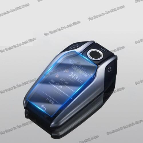 Tpu car key lcd screen anti-scratch sticker protective film for bmw g30 g32 g01 g02 g07 g05 x7 x5 x6 x4 x3 2019 2020 2021 2022