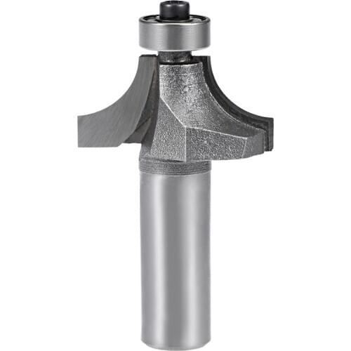 Uxcell Router Bit 1/2 Shank 7/8 inch Cutting Dia Round Over Corner 2 Flutes Tungsten Steel for Woodworking Milling Cutter