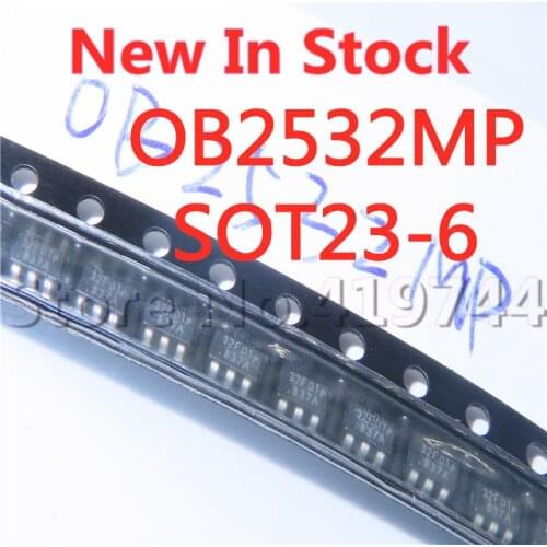 10PCS/LOT Quality 100% OB2532MP OB2532 SOT23-6 (Silk screen: 32) High precision CC CV primary side PWM co In Stock New Original
