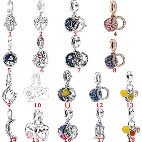 2021 The New Original Bracelets Accessories Pendant Dangle Charm Bead Fit Pandora Charms Silver 925 Beads For Women DIY Jewelry
