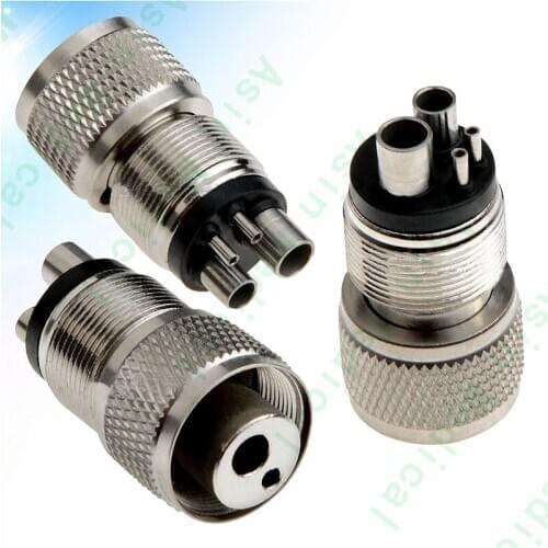 3* Dental High Speed Handpiece change from 2 to 4 hole Adapter Changer Tube HF1 Asin