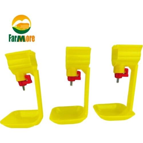5pcs New Generation Chicken Water Drinking Cup 25mm Pipes Ball Nipple Automatic Water Bowl