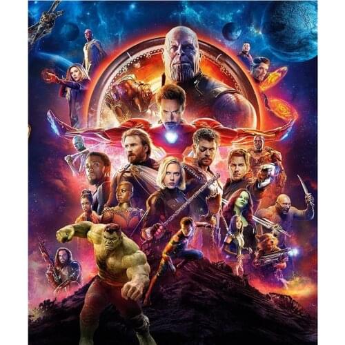 5D Diy High Quality Diamond Painting Cross Stitch Avenger Super Hero Diamond Embroidery Pattern Drill Mosaic Home Decor Gift Art